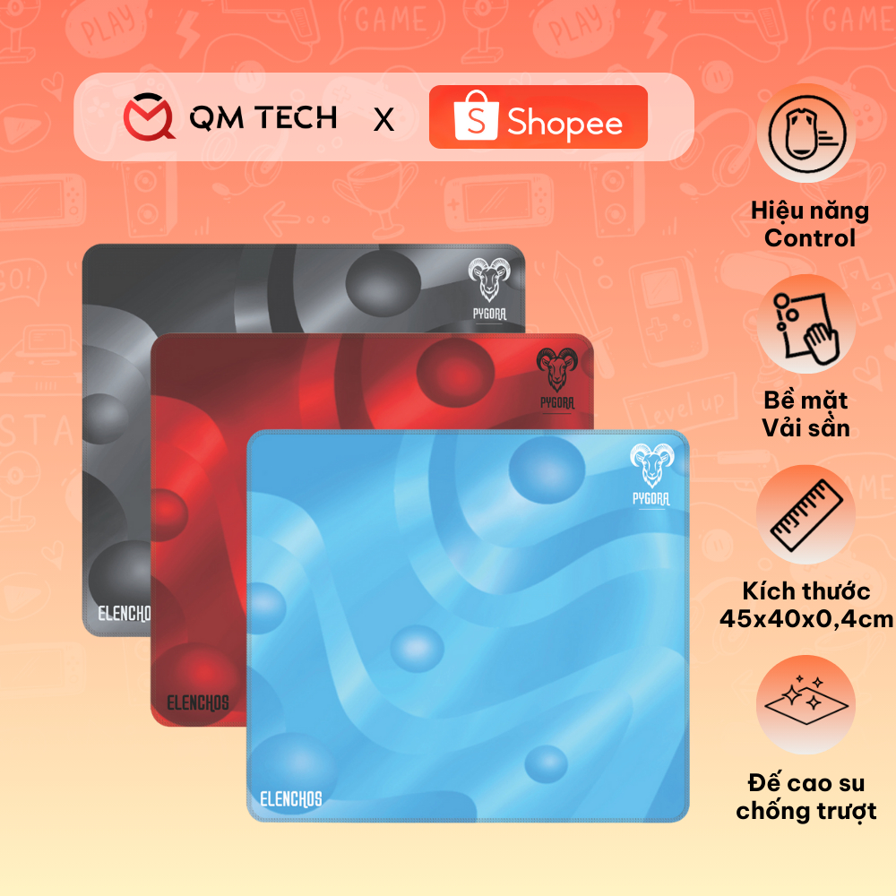 Pad chuột Gaming Pygora Elenchos Control - QMTECH STORE