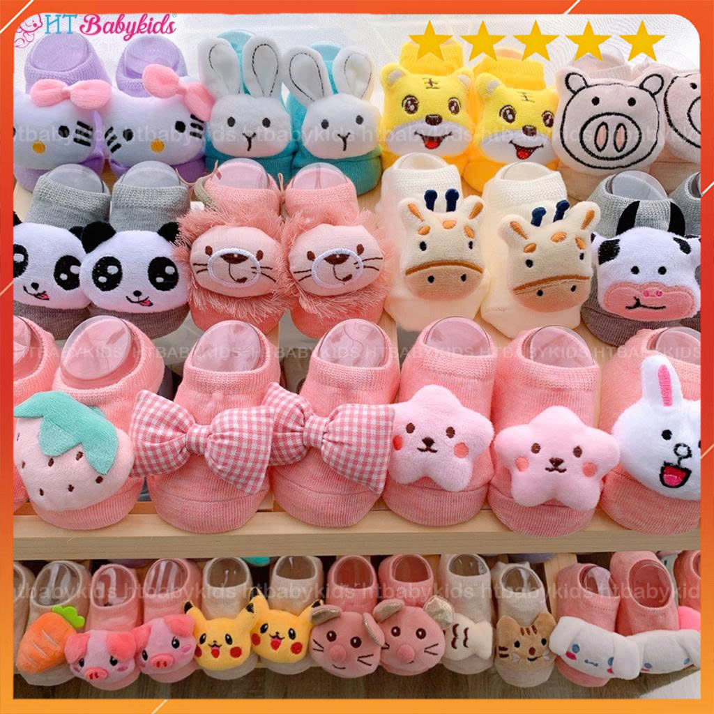 Tất Vớ Hình Thú Cho Bé Trai, Bé Gái, Trẻ Sơ Sinh Baby