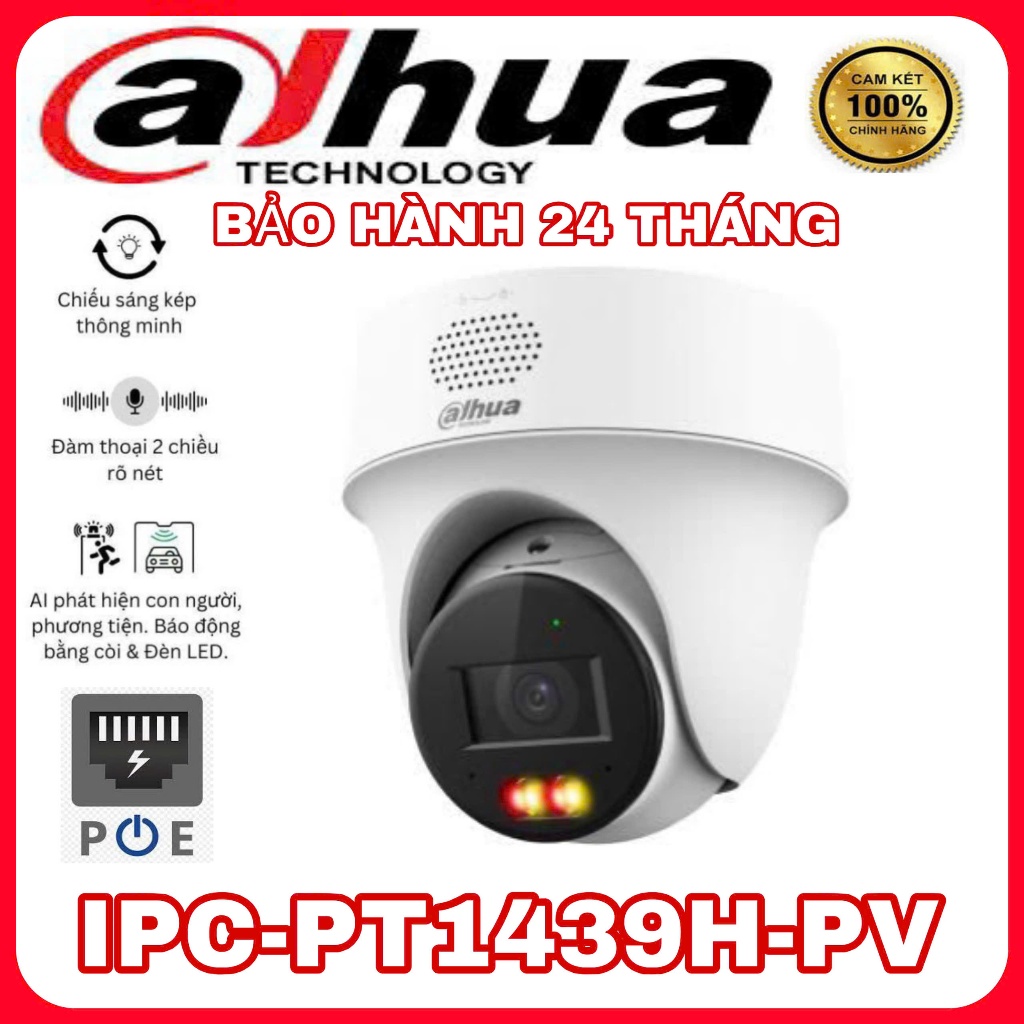 Camera IP PT 4MP DAHUA DH-IPC-PT1439H-PV