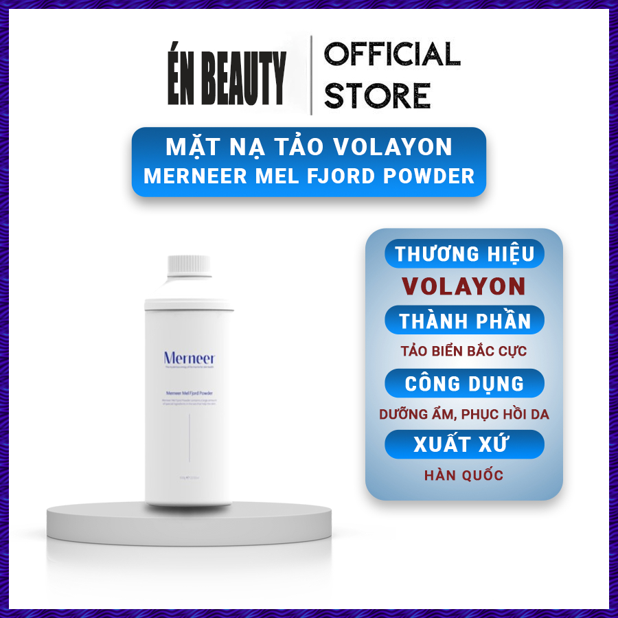 Mặt Nạ Tảo Biển Volayon Merneer Mel Fjord Powder & Thalasso Therapy (650g) Phục Hồi Và Làm Dịu Da