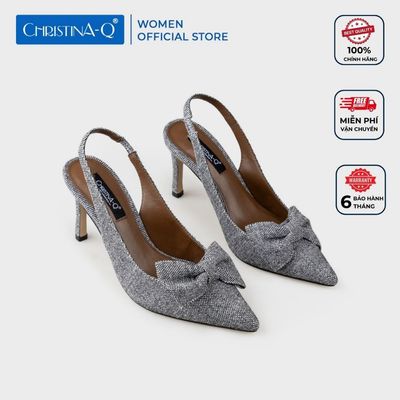 Giày Nữ Cao Gót Bít Mũi Nhọn CHRISTINA-Q GBN416G ( Form nhỏ)