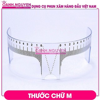 Thước Đo Lông Mày Chữ M – Có Sẵn CM Canh Chuẩn Phun Xăm