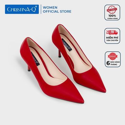 Giày Nữ Cao Gót Bít Mũi Nhọn CHRISTINA-Q GBN448H