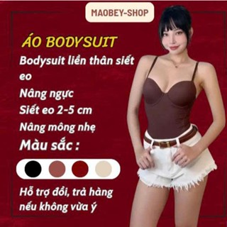  Đồ Định Hình Cơ Thể Bodyshit 3 Trong 1 Maobei Áo Bodysuit Nữ Mỏng Nhẹ Ôm Dáng Hoàn Hảo 