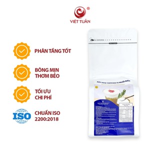 Bột Kem Topping Vị Muối Biển Việt Tuấn - Kem Muối Sánh Béo Cho Cà Phê Muối, Trà Sen Vàng, 1kg