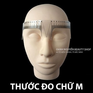 Thước Đo Lông Mày Chữ M – Có Sẵn CM Canh Chuẩn Phun Xăm