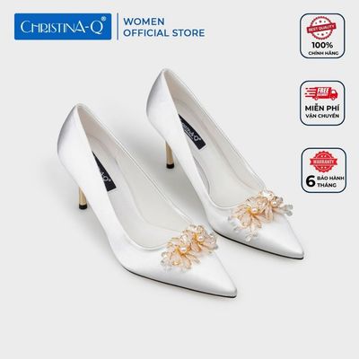 Giày Nữ Cao Gót Bít Mũi Nhọn CHRISTINA-Q GBN465H