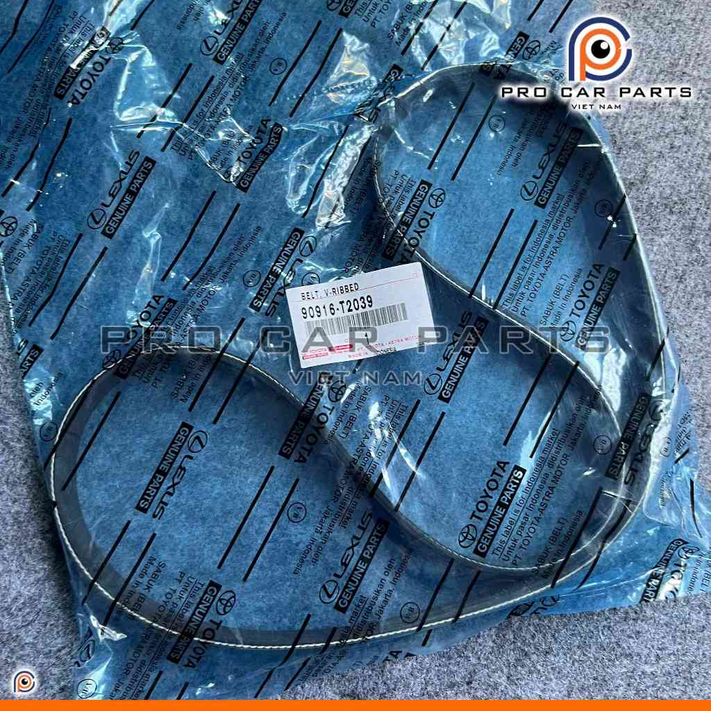 [Hãng]  Dây coroa Toyota Vios 2014-2023  6PK1150 TOYOTA 90916-T2039 90916T2039