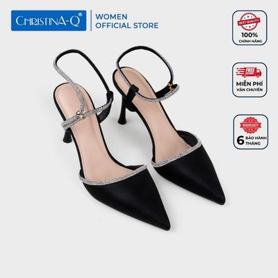 Giày Nữ Cao Gót Bít Mũi Nhọn CHRISTINA-Q GBN404H