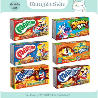  Combo 5 Hộp Snack Bánh Cá Marine Boy Orion - Đầy Đủ Các Vị 