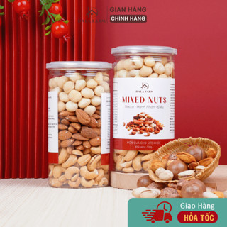  500g Mix Hạt Dinh Dưỡng 3 Loại DALA Mixed Nuts Macca - Điều - Hạnh Nhân Ăn Vặt Healthy Không Đường. 
