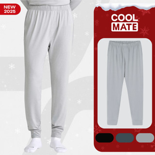   SALE TẾT Combo 2 quần dài giữ nhiệt mặc nhà Essential Brush Poly mềm mại giữ ấm tốt Coolmate 