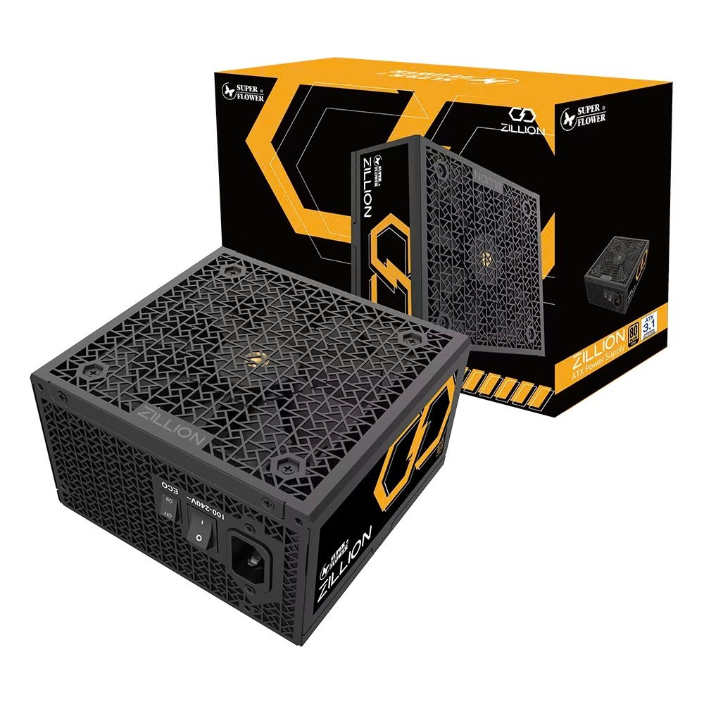 Nguồn Máy Tính Zillion FG Gold 850W ATX3.1 chuẩn 80 Plus Gold Super Flower (BH 60TH)