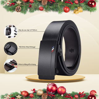 Thắt lưng nam Dabaraac da cao cấp khóa kim loại tự động - Cam kết 1 đổi 1 bảo hành 12 tháng TL55