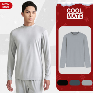   SALE TẾT Áo giữ nhiệt Essential Brush Poly cổ thấp giữ nhiệt mềm mại Coolmate 