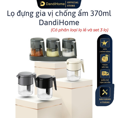 Lọ đựng gia vị 370ml thông minh DandiHome 2026