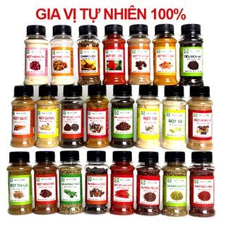 Bột gia vị, gia vị thảo mộc tự nhiên lọ 80ml