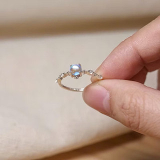 Nhẫn moonstone Bạc s925(92,5% bạc) - HuongGiangsilver