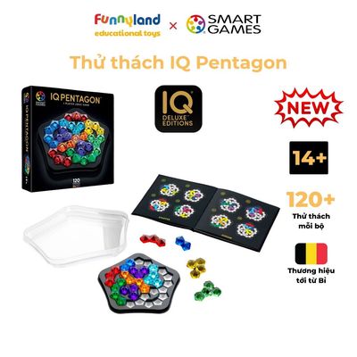 Đồ chơi trí tuệ SmartGames IQ Deluxe Pentagon 14+, Thử thách xếp hình logic cao cấp