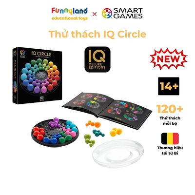 Đồ chơi trí tuệ SmartGames IQ Deluxe Circle 14+, Thử thách xếp hình logic cao cấp