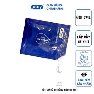  Gel Bôi Trơn XTOY LUBRICATING KING gốc Nước gel HA gốc nước dạng gói tiện dụng 7ML 