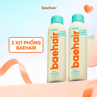  Combo 2 Xịt phồng tóc xịt tạo kiểu tóc Baehair Booster Không cứng tóc 220ml 
