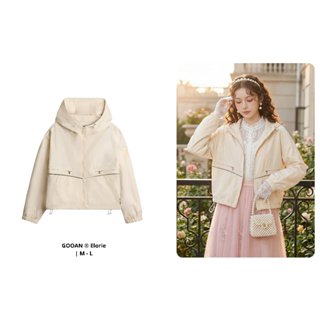  Áo Khoác Gió Nữ Elorie Gooan: Phong Cách Ulzzang Chống Nắng Chống Nước Thời Trang Thanh Lịch. 