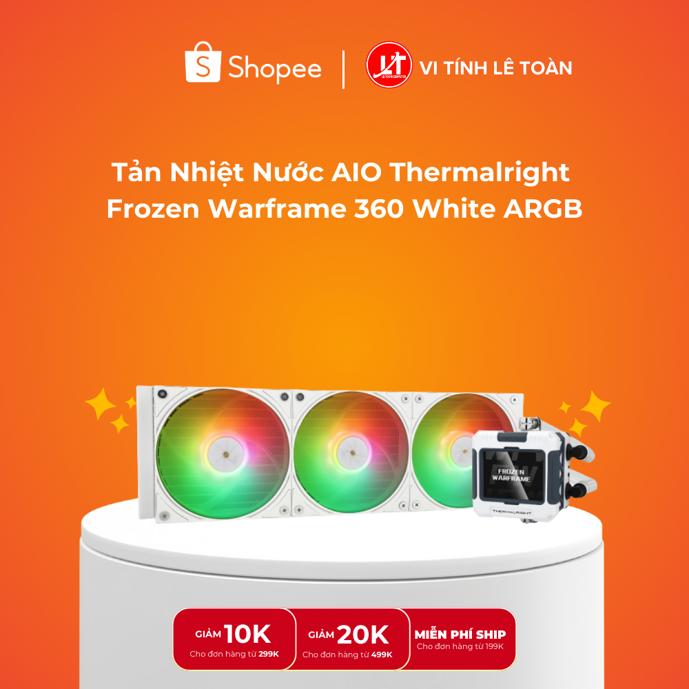 Tản Nhiệt Nước AIO Thermalright Frozen Warframe 360 White ARGB