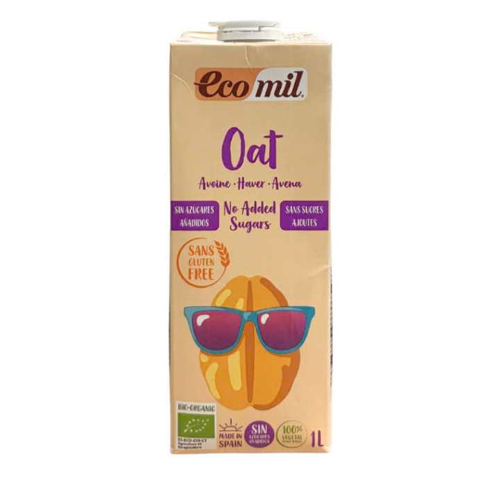 Sữa Yến Mạch Không Thêm Đường Hữu Cơ Ecomil 1L