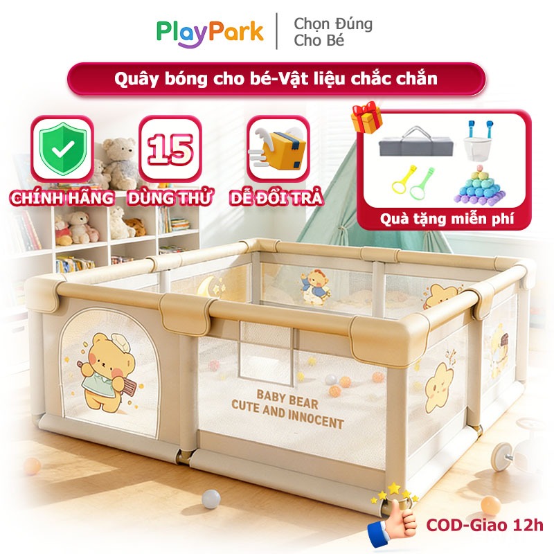 Quây bóng cho bé，Khung thép không gỉ dày, lắp đặt dễ dàng và nhanh chóng，Khả năng chịu tải 50kg