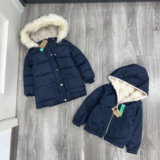  Áo khoác Parka áo khoác 2 mặt cho bé gái Tape xuất dư xịn 295 350  