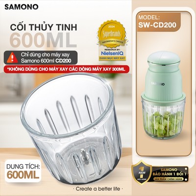 Cối thủy tinh thay thế CD200 dùng cho máy xay Samono loại 2 cối SW-CD200 - Chat để đươc tư vấn