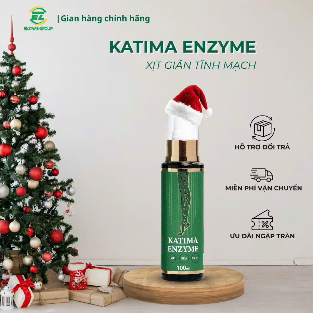 Katima Enzyme – Xịt giãn suy giãn tĩnh mạch