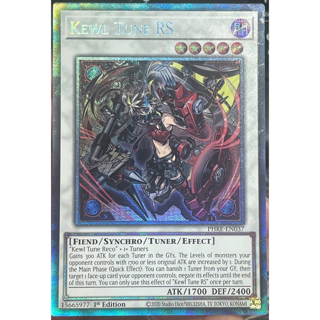 [KW2 Yugioh] [EN-UK] [Nice Art] Thẻ bài PHRE-EN037 Kewl Tune RS : Collector's Rare Card : 1st Editio
