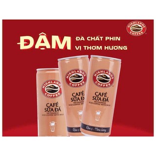Lốc 24 lon Cà Phê Sữa Highlands Coffee