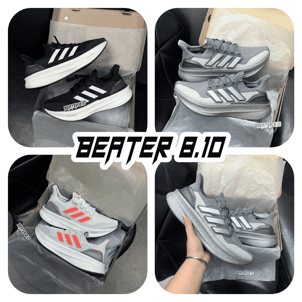 [Chính hãng] Giày thể thao Ultraboost 5 'Core Black' - JH9633,  'Solar Red' - ID8818, ‘Grey Four’ - 