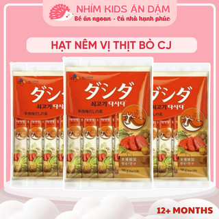 Hạt nêm bò nấm cj 96g nhật bản, gồm 12 gói nhỏ tiện lợi