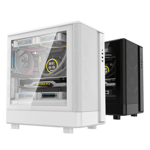 VỎ CASE MÁY TÍNH DARKFLASH DB330M MESH (Full M-ATX)