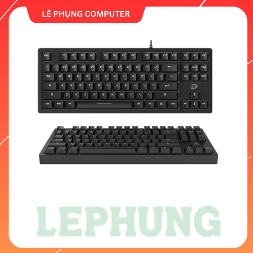 Bàn phím cơ Gaming DAREU EK87L v2  Black / Sw Dream – NO LED/ Kết nối USB | 87 Keys-Bảo hành 2 năm