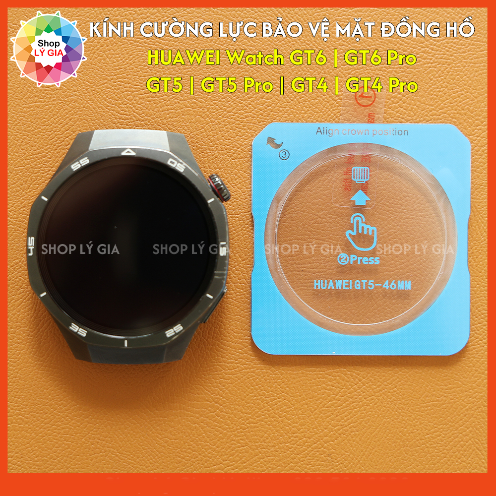Kính cường lực bảo vệ mặt đồng hồ Huawei Watch GT6 Pro 46mm/ GT6 / GT5 41mm / GT5 Pro 42mm / GT4 / G