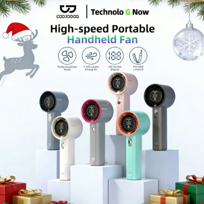 ❄️Quạt Di Động Có Thể Sạc Lại - màn hình LED hiển thị Tốc Độ Gió 100 Cấp, Làm Mát Nhanh Quạt làm mát | BigBuy360 - bigbuy360.vn