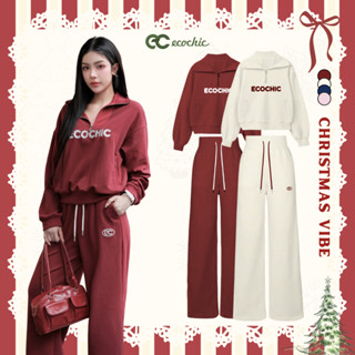  Set Bộ ECOCHIC COSMO SET Áo Cổ Halfzip Logo Thêu Chất Liệu Vải Sợi Xaomi Cao Cấp Chính Hãng B183 