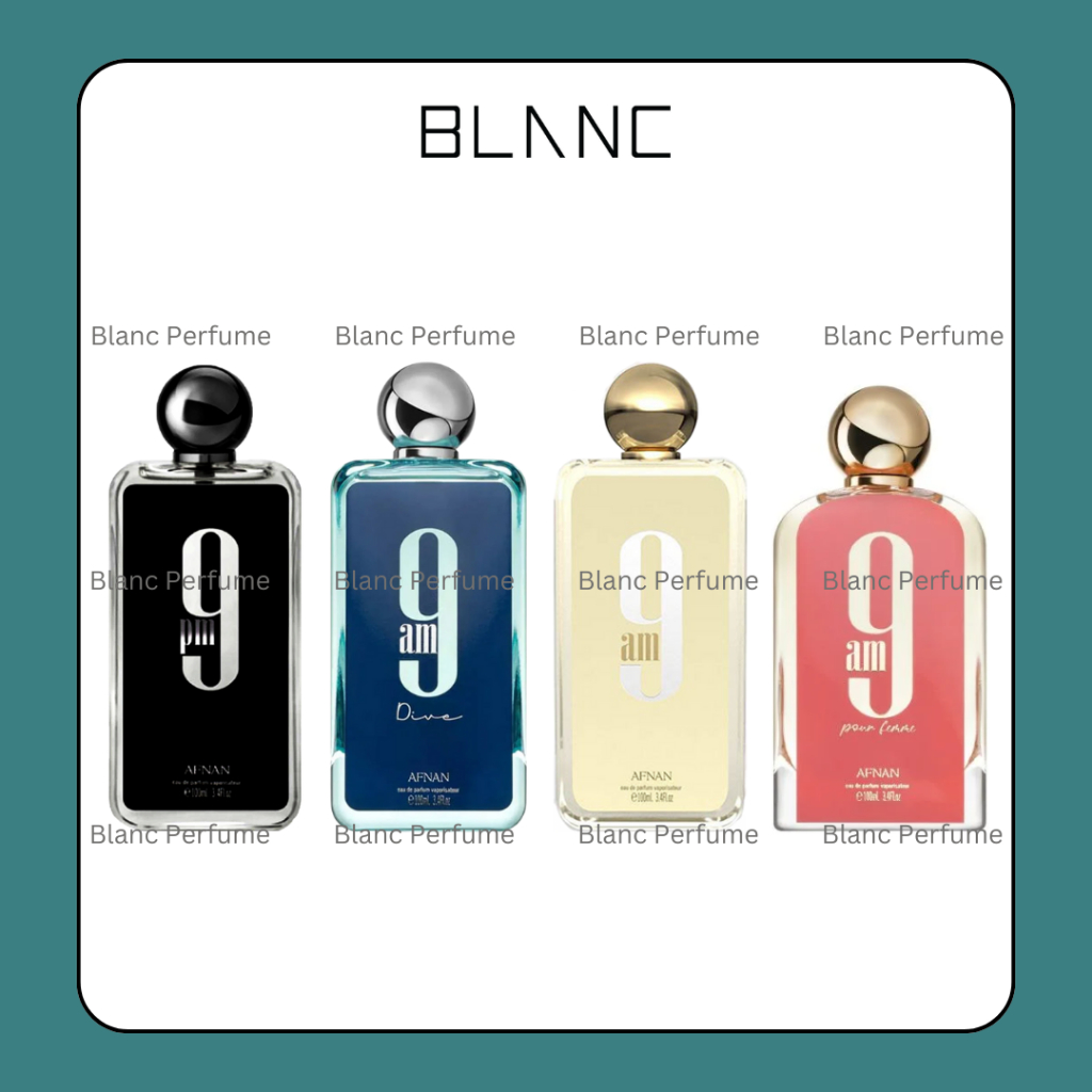[BLANC] Mẫu dùng thử nước hoa nam Afnan 9 AM EDP - Afnan 9 AM Dive EDP - Afnan 9PM EDP