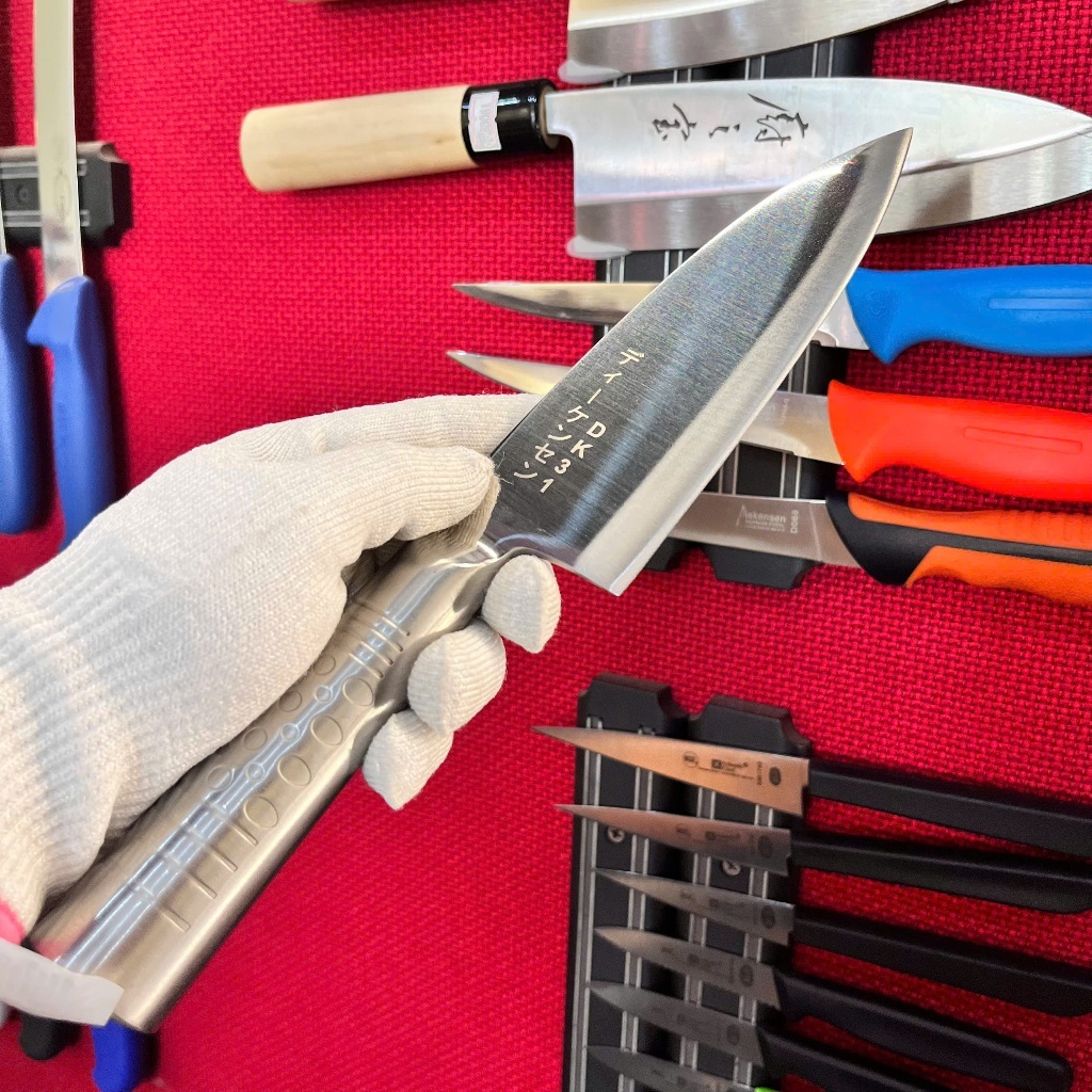 Dao DIEKENSEN DEBA 2 Mặt Inox DK31 Lưỡi thép không gỉ 4Cr13Mov