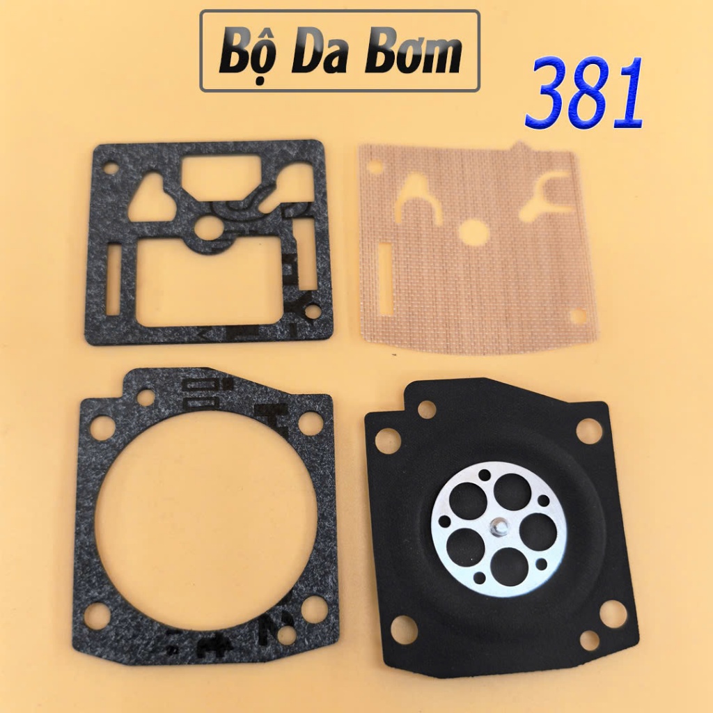 (Combo 1–3) Bộ Da Bơm Bình Xăng Con Bộ Chế Hòa Khí Máy Cưa MS365 / MS381 / MS382S – Lắp Chuẩn Mua 1