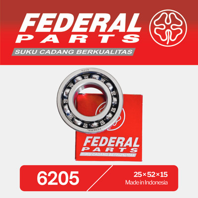 Vòng bi Federal - bạc đạn trục khuỷu 6205 lắp xe Honda Dream, Air Blade, Yamaha , Suzuki