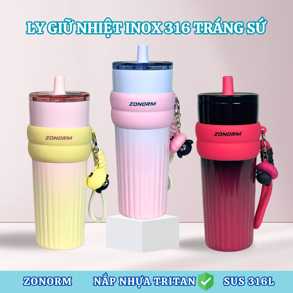 LY GIỮ NHIỆT TRÀ SỮA - ỐNG HÚT TRÂN CHÂU INOX 316L ZONORM | BigBuy360 - bigbuy360.vn