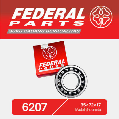 Vòng bi Federal - bạc đạn trục cơ 6207 lắp xe Honda, Yamaha, Piaggio Vespa