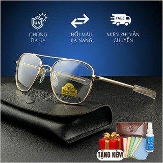 Kính Cơn Ao Đổi Màu - Cao Cấp PG20  Đi ngày và Đêm , Chống Nắng , Bụi , Uv400 , Tròng Kính Thủy Tinh