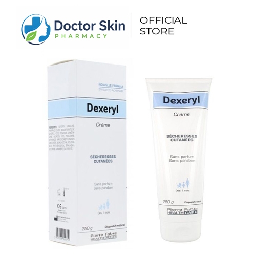 Kem Dưỡng Dexeryl & Glycerol Vaseline Paraffine Cream 50g - 250g Pháp Dưỡng ẩm, Khô, Nẻ, Chàm